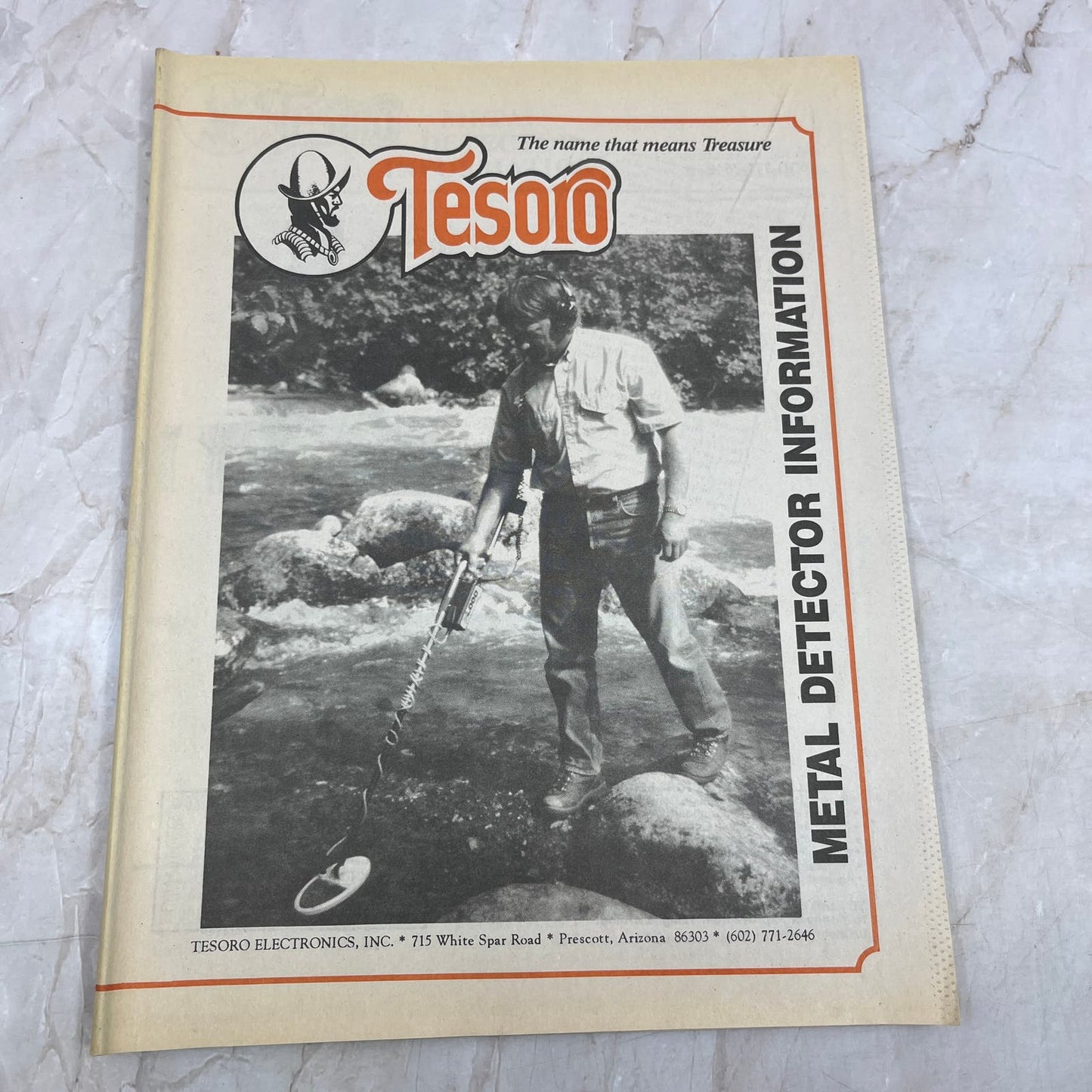 1991 Tesoro Metal Detector Information Booklet M20