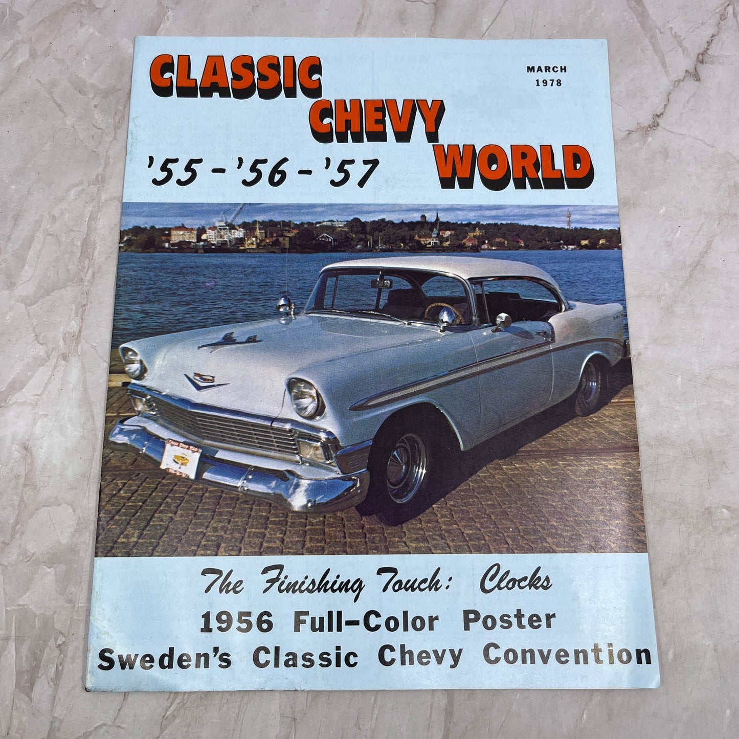 Finishing Touches -Clocks - '55, '56, '57 Classic Chevy World - Mar 1978 M30