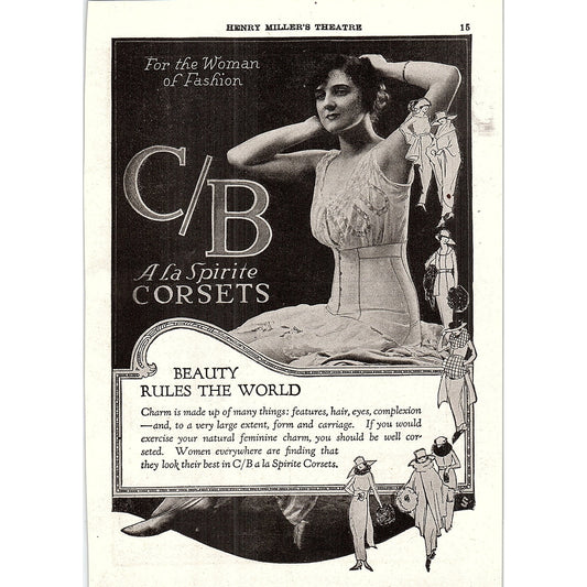 C/B A La Sprite Corsets Lingerie 1921 Ad AF3-10