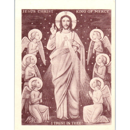 Prayer for the Souls Paul C, Schulte St Meinrad IN Vintage Prayer Card TH2-PC1