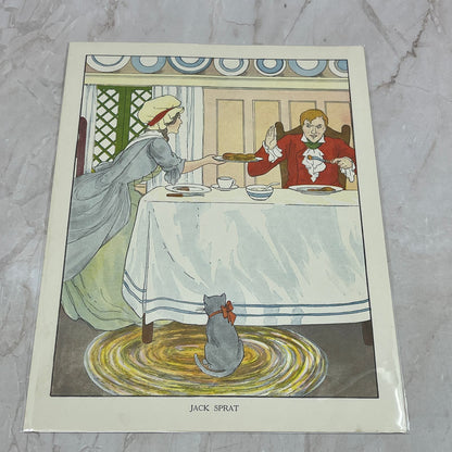 Jack Sprat Mother Goose Nursery Rhyme Vintage Print Blanche Fisher Wright FL6-9