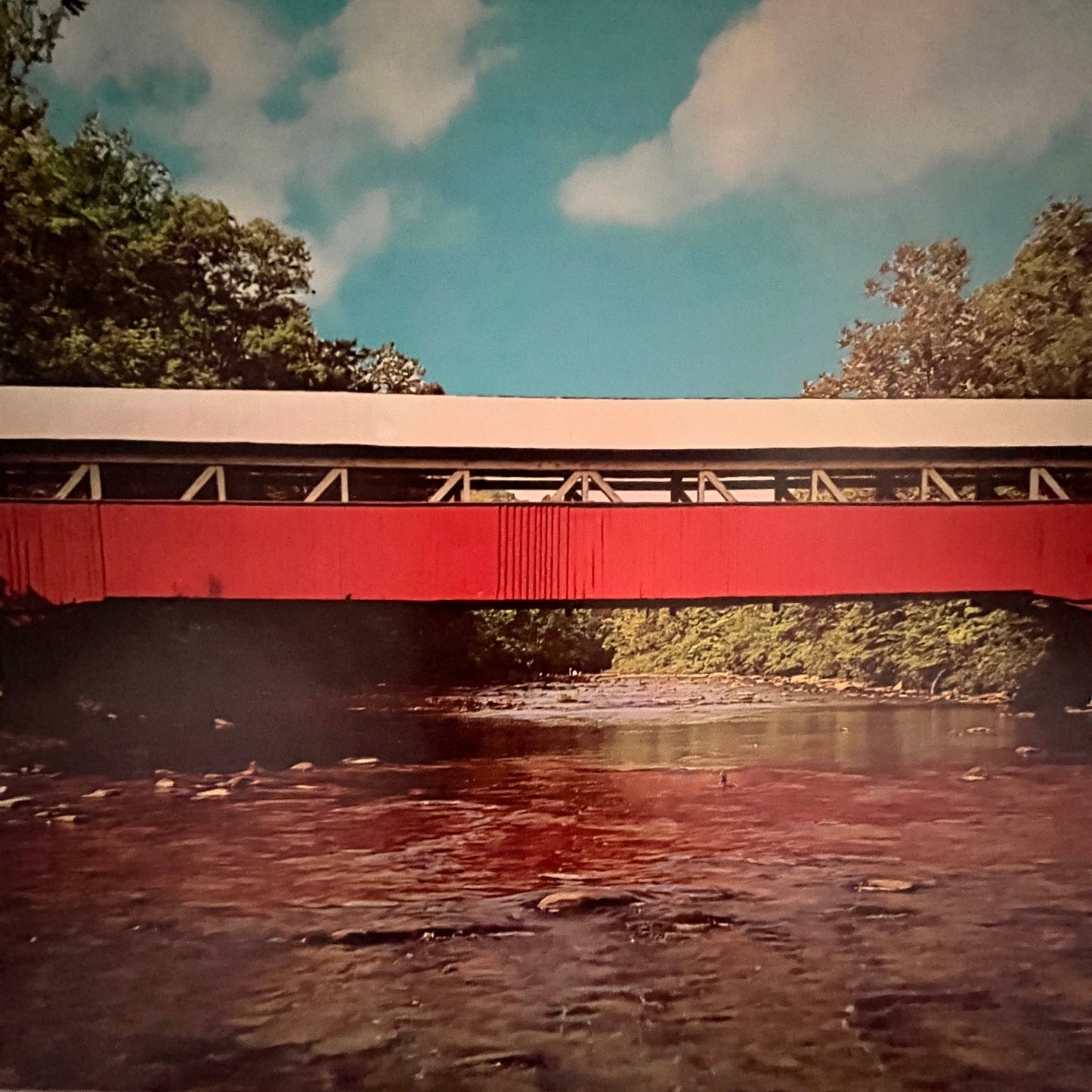 Lower Humbert Covered Bridge Somerset County PA 12x16" Art Print FL1