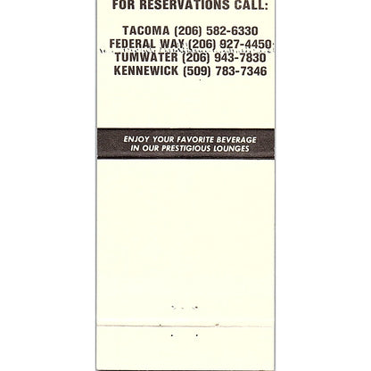 Butcher Baker & Candlestick Maker Tacoma Kennewick Vintage Matchbook TB6-MB2-7