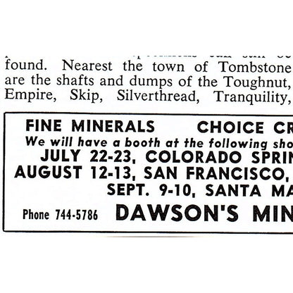 Starlight Rock Shop Dubuque Iowa 1972 Ad AF8-M3