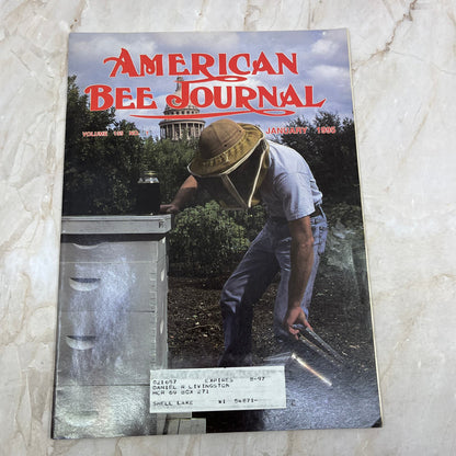 1995 Jan American Bee Journal Magazine Bees Beekeeping Honey M7