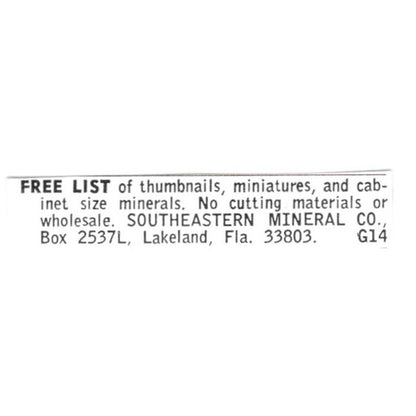 Southeastern Mineral Co Lakeland Floriaa 1972 Ad AF8-S19