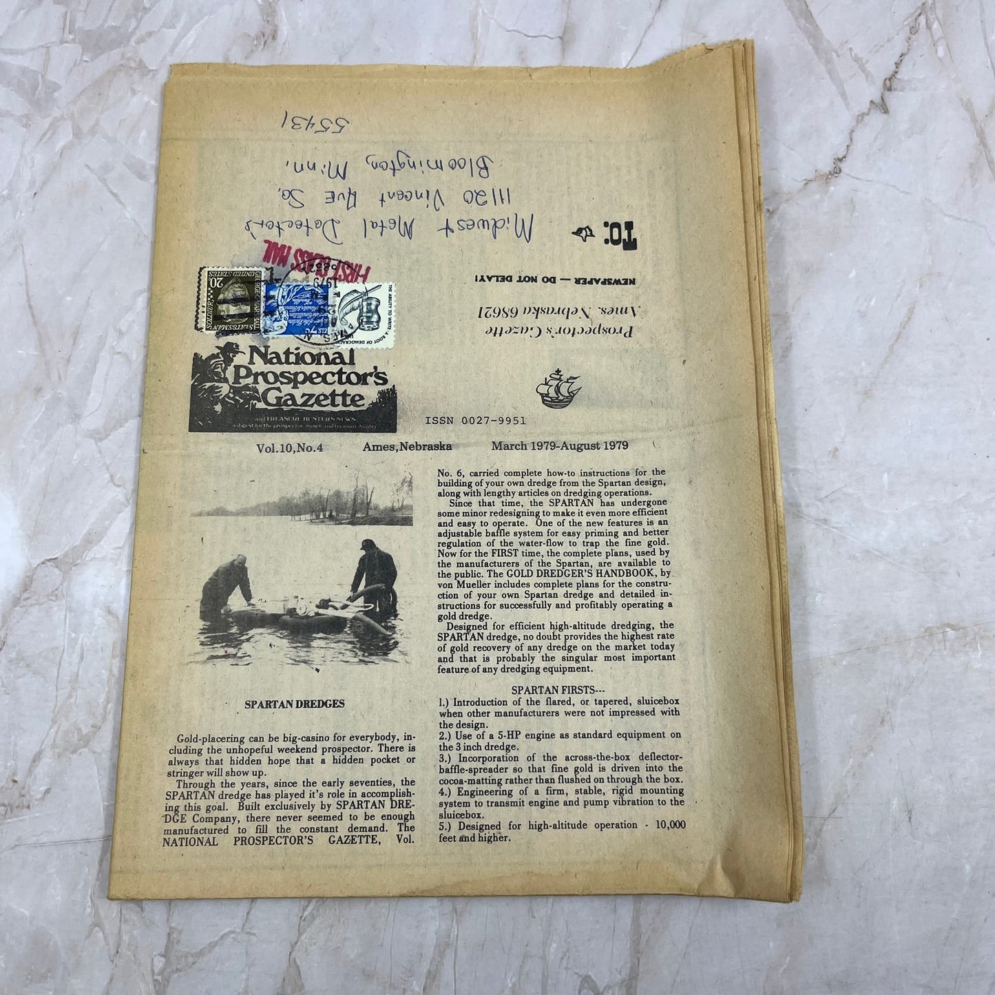 1979 Aug - The National Prospector's Gazette Newspaper - Treasure Hunting M11