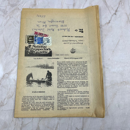 1979 Aug - The National Prospector's Gazette Newspaper - Treasure Hunting M11