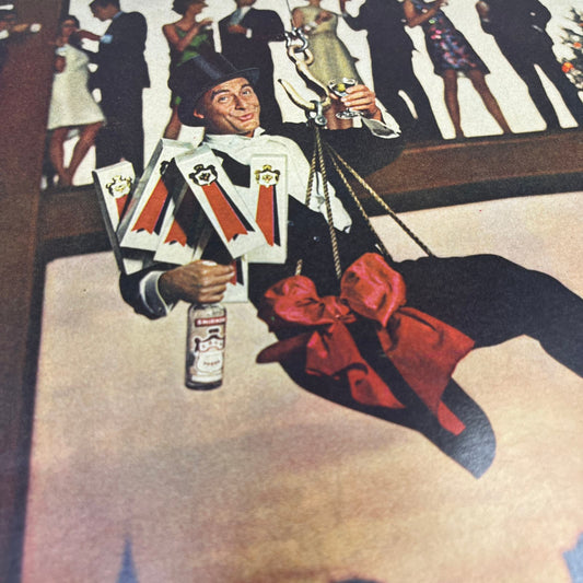 Smirnoff Vodka Sid Caesar The Spirit Willing 10x13 Magazine Advertisement FL6-7