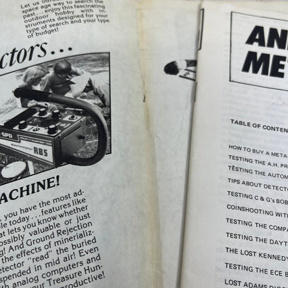 1978 Western & Eastern Treasures Magazine Annual Guide to Metal Detectors M18
