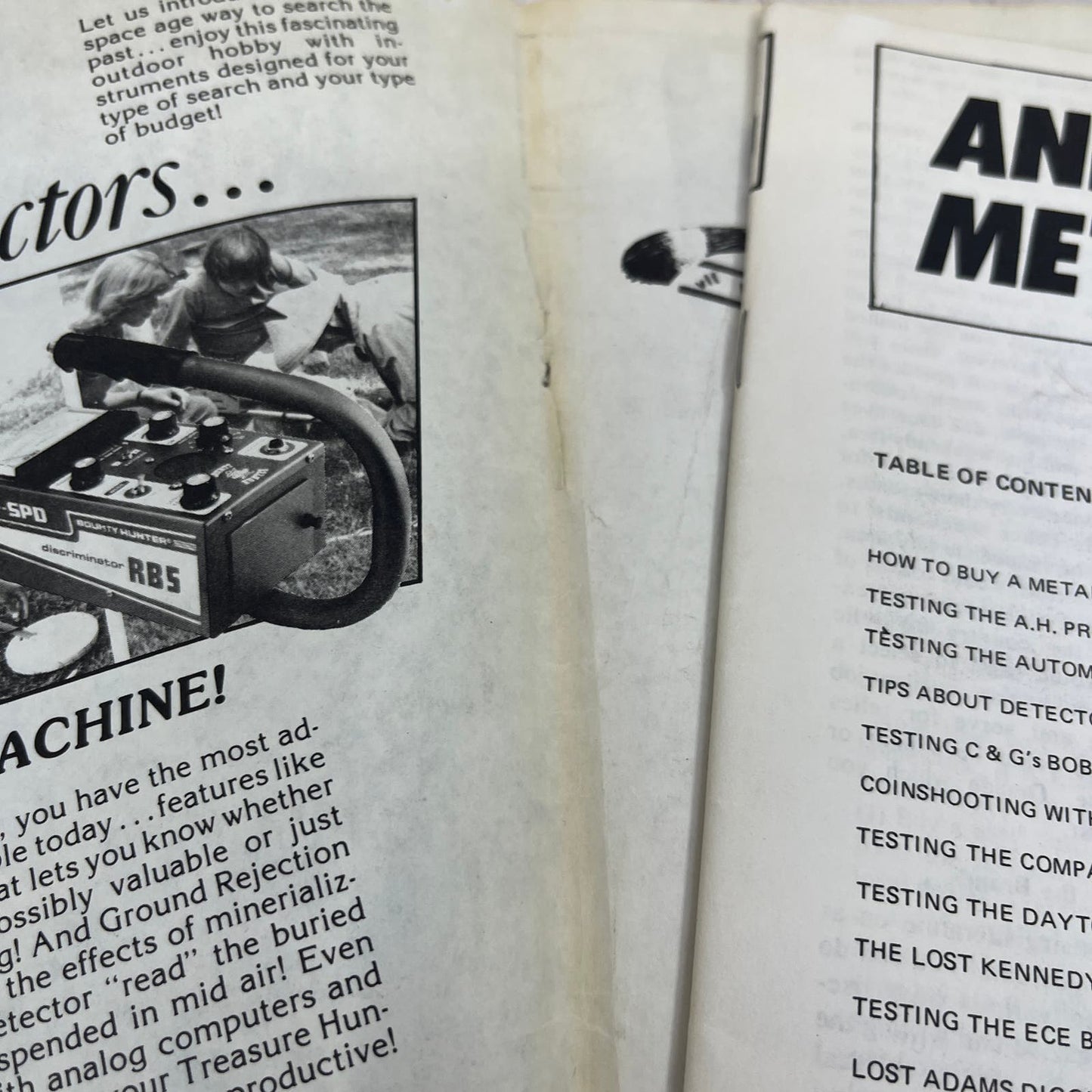 1978 Western & Eastern Treasures Magazine Annual Guide to Metal Detectors M18