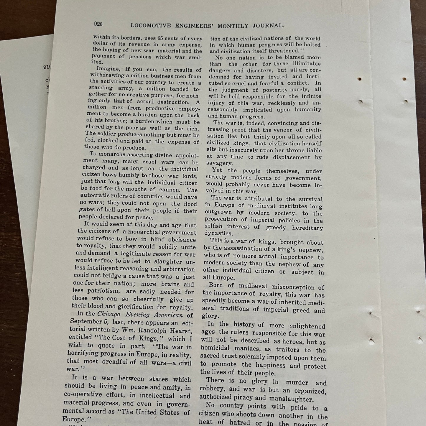 Photos and Info on Brotherhood Members - 1914 Original 9 Page Article AF3-2