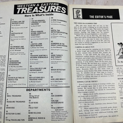 1985 July - Western & Eastern Treasures Magazine - Treasure Hunting Gold M12