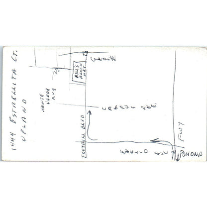 Alfred L. Williams Upland CA Vintage Business Card SD8-B16