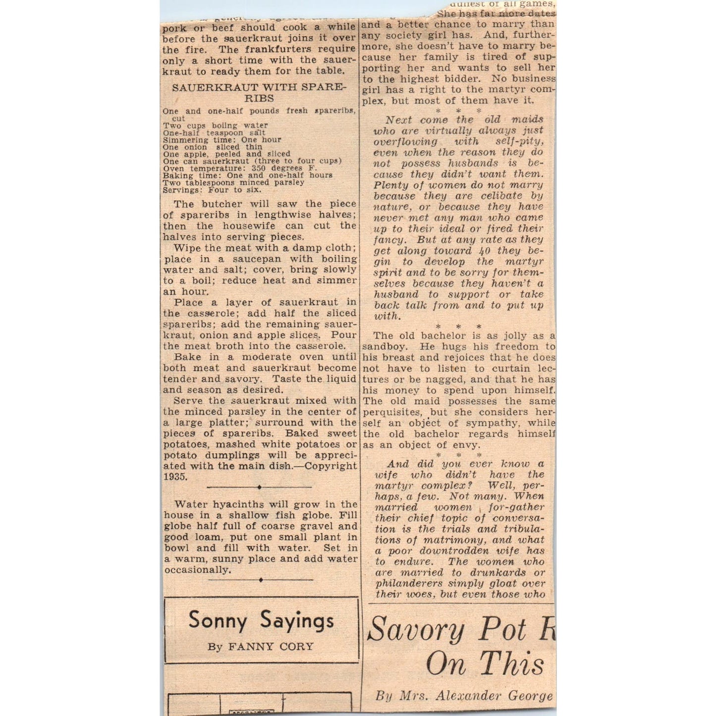 Donaldson's Felt Hats 4x7" 1935 Minneapolis Journal Advertisement AE7-N1