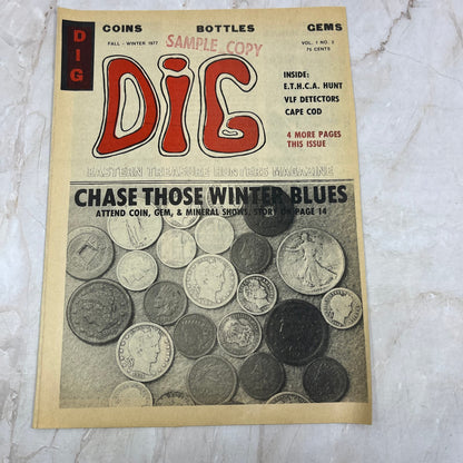 1977 Fall/Winter - DIG Eastern Treasure Hunters Magazine - Coins Gems Rocks M18