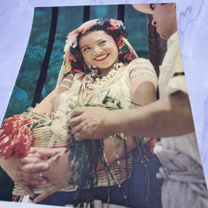 Su Primer Romance Vintage Mexican 12x14" Art Print V21