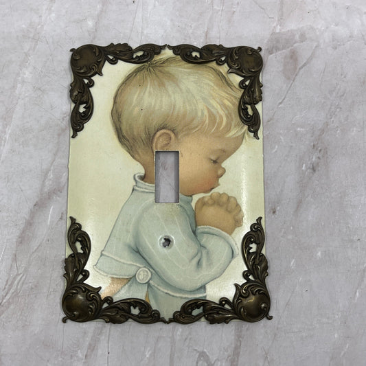 Vintage Classic Recreations Light Switch Cover Boy Praying Switch Plate SC8