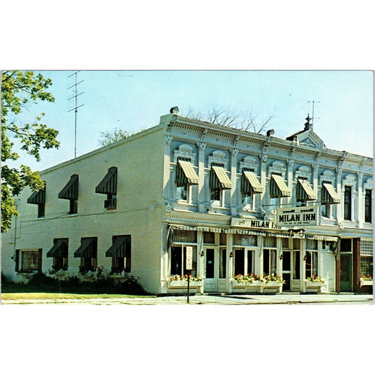 The Milan Inn, Milan Ohio Vintage Postcard PD9