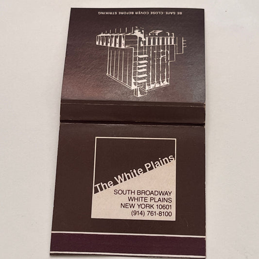 The White Plains South Broadway NY Vintage Matchbook Cover TB8-MB-6