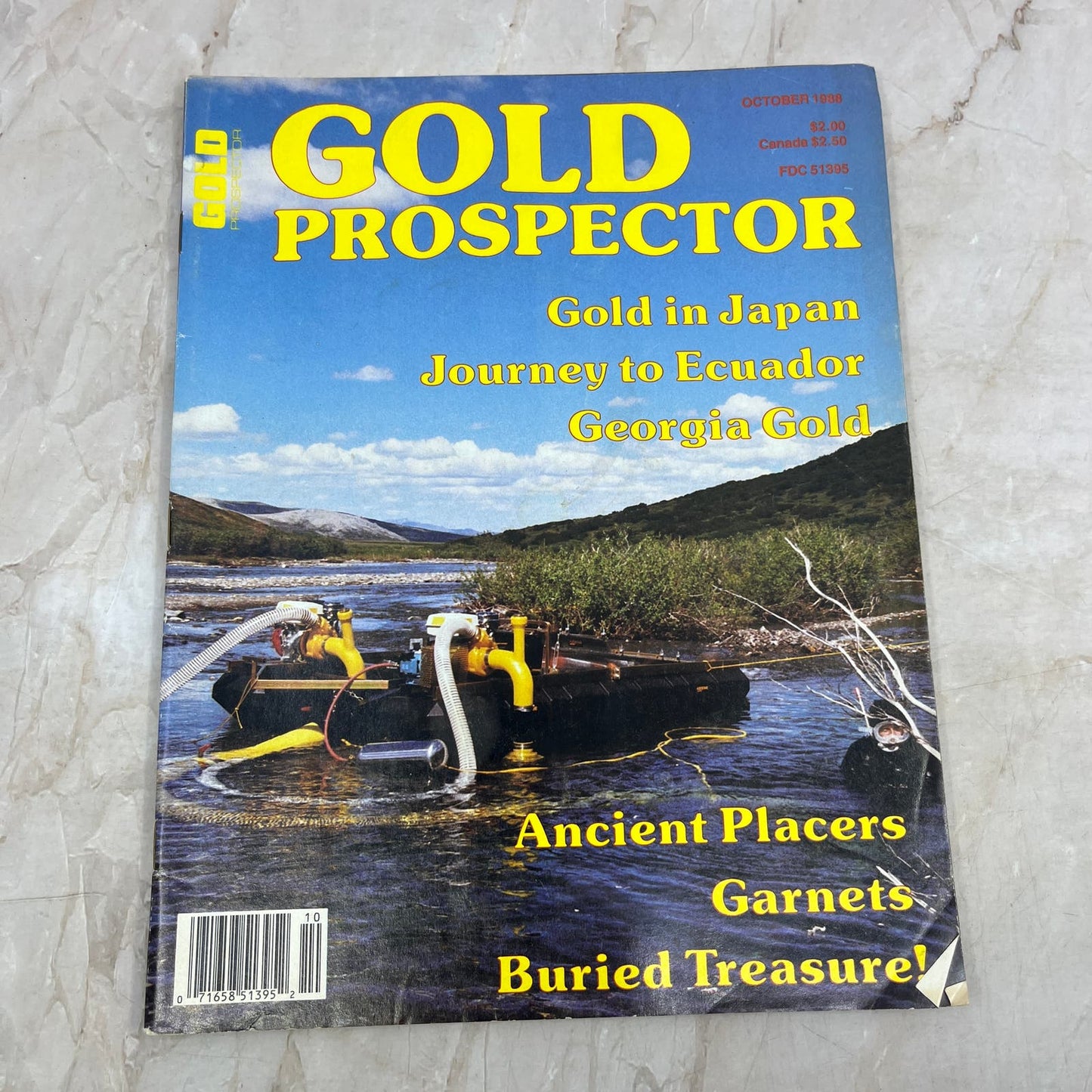 1988 Oct - Gold Prospector Treasure Hunting Magazine Journey to Ecuador M20
