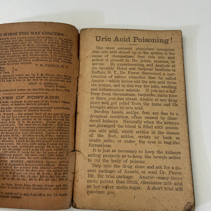 1919 Pierce's Memorandum and Account Book for Farmers, Mechanics H3-5
