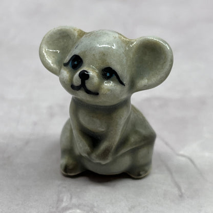 1950s Bone China Miniature Mouse Figurine Japan 1" SE2-2