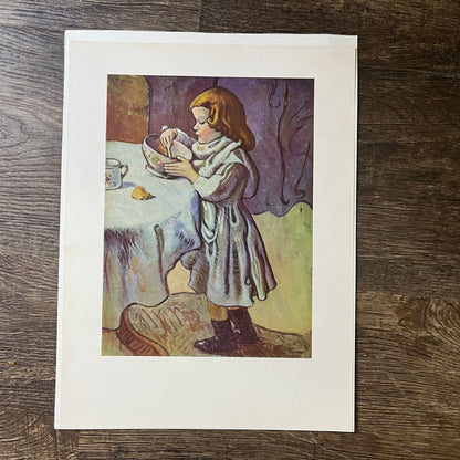 Picasso's Le Gourmet #2 Vintage Art Print 9x12 V5