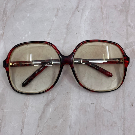 Retro Anne Klein II Riviera Large Oversize Red Tortoise Glasses Frames TF4-G1-4