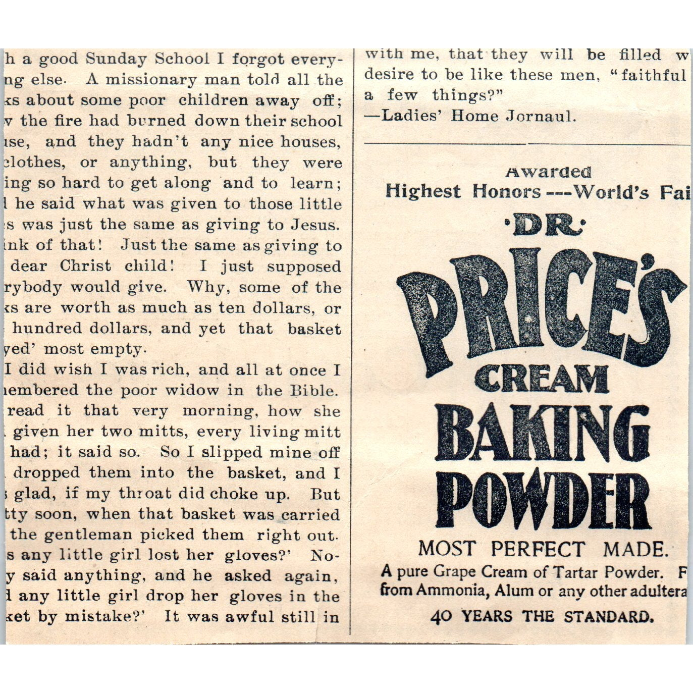 Cottolene Lard Substitute N.K. Fairbank Co. 1894 Ad AB6-SL1