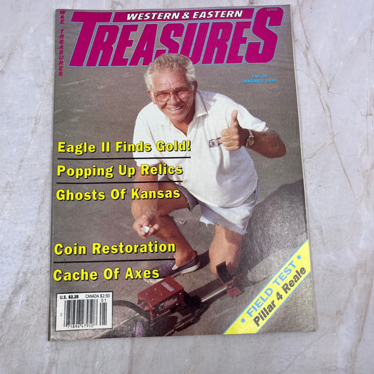 1990 Jan - Western & Eastern Treasures Magazine - Treasure Hunting Gold M12