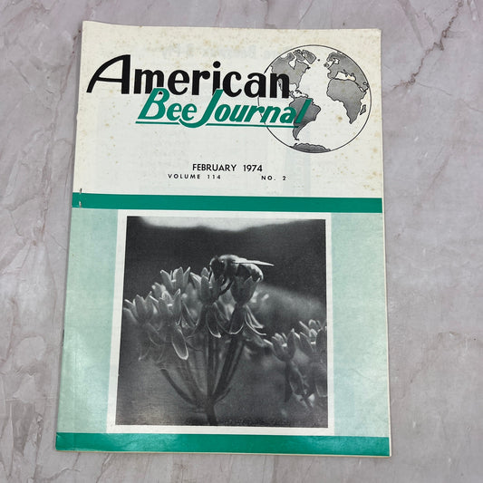 1974 Feb - American Bee Journal - Bees Beekeeping Honey M32