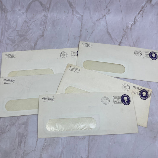 1950s Lot of Alliance Electric Co Philadelphia Postal Cover Envelopes L4-4-18