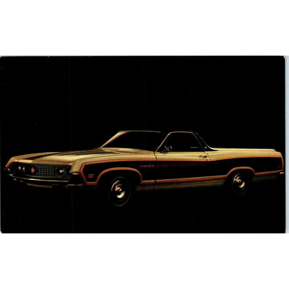 1970 Ford Ranchero Squire Wood Grain Vintage Postcard PC11