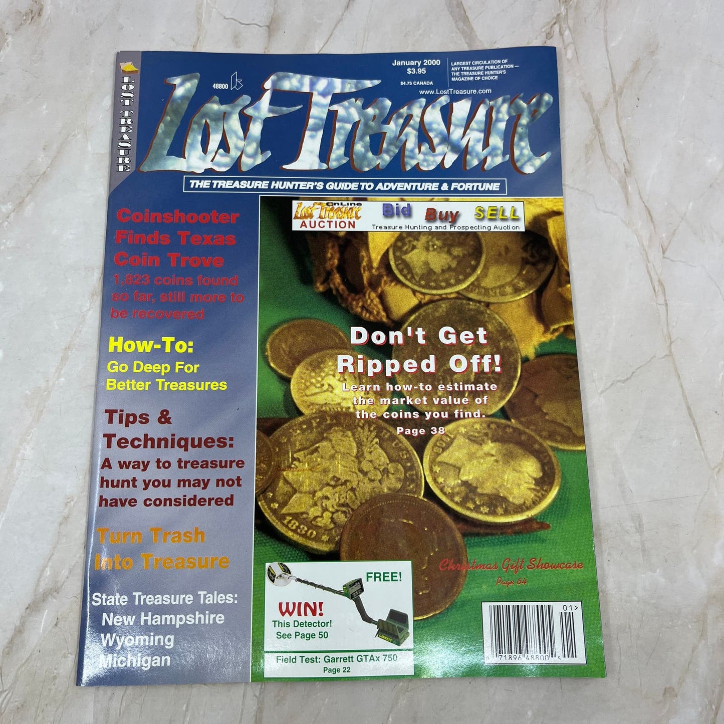 2000 Jan - Lost Treasure Magazine - Treasure Hunting Gold Prospecting M14