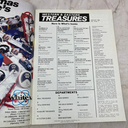 1984 Jan - Western & Eastern Treasures Magazine - Treasure Hunting Gold M12