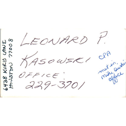 Los Galleros Mariachi Domingo Carrillo Jose Garcia Vintage Business Card SD8-B12