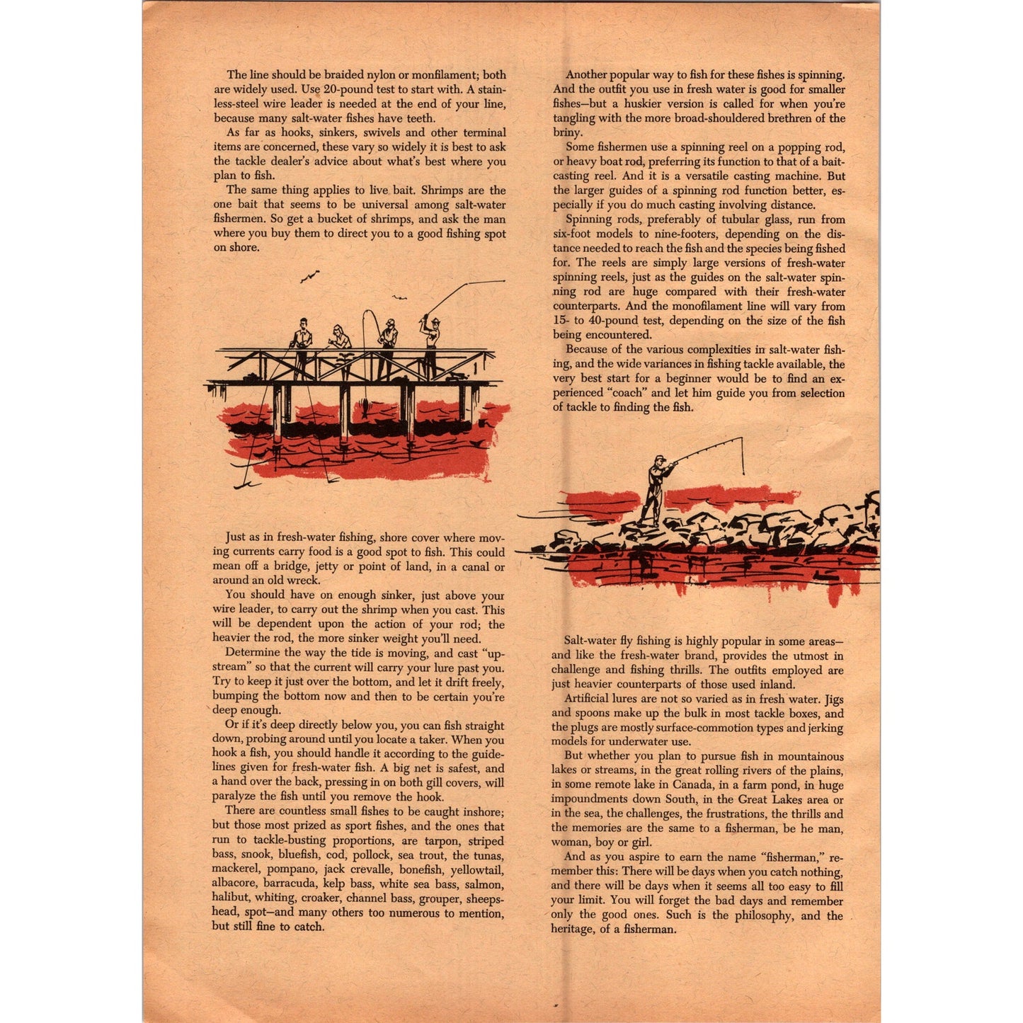 The ABC's of Catching Fish by Homer Circle 8 Page 1966 Article SI11