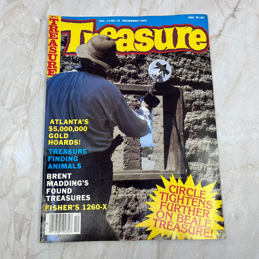 1982 Dec - Treasure Magazine - Treasure Hunting Metal Detecting Gold Coins M10