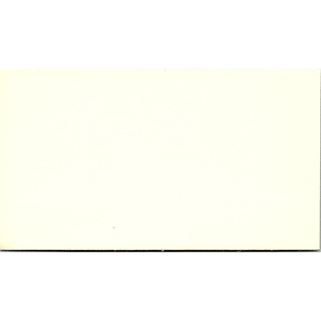 Bruce B Bunting Metals Houston Vintage Business Card SE5-B3