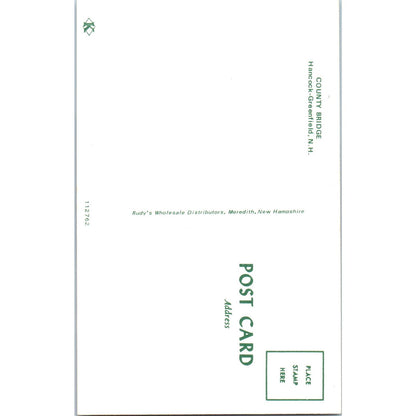 County Bridge Hancock-Greenfield NH Vintage Covered Bridge Postcard PC11