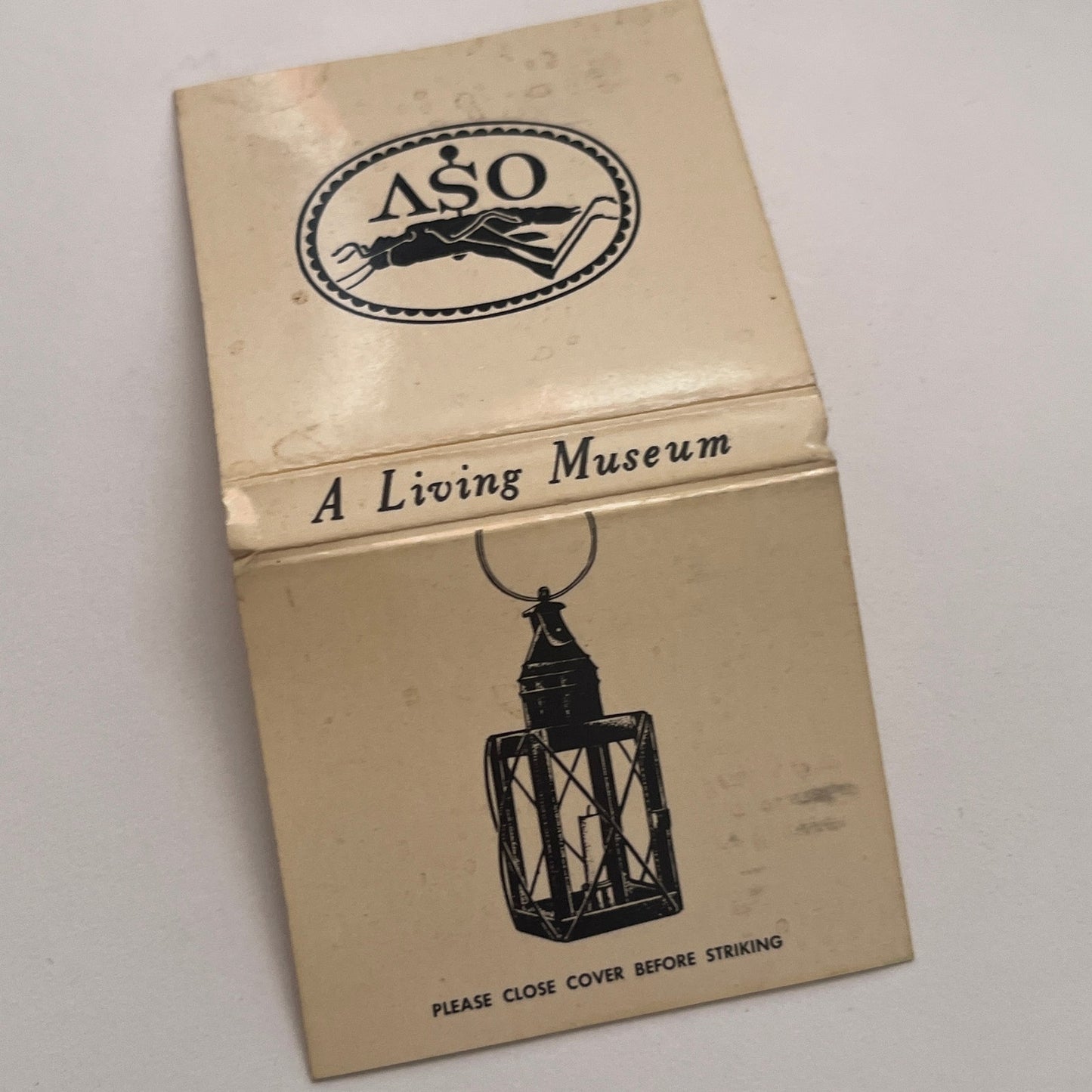 Old Sturbridge Village Living Museum MA Vintage Matchbook Cover MM2-7