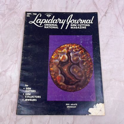 Iris Agate Uruguay - Lapidary Journal Magazine - Sep 1968 M26