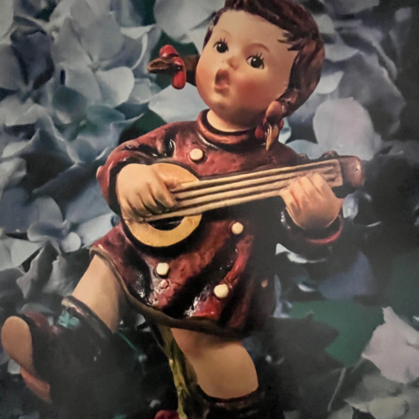 Hummel Happiness Boy Playing Lute 8x9" Art Print V23