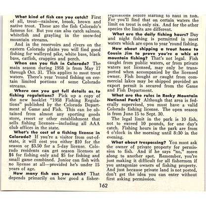 Greystone Guest Ranch Evergreen CO 1958 Ad AG1-H3