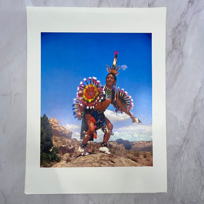 Taos Indian Dancer Lithograph 10.5x14" Art Print V22