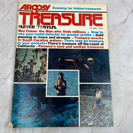 1977 Argosy Treasure Hunting Annual Magazine Gold Panning Metal Detectors M18