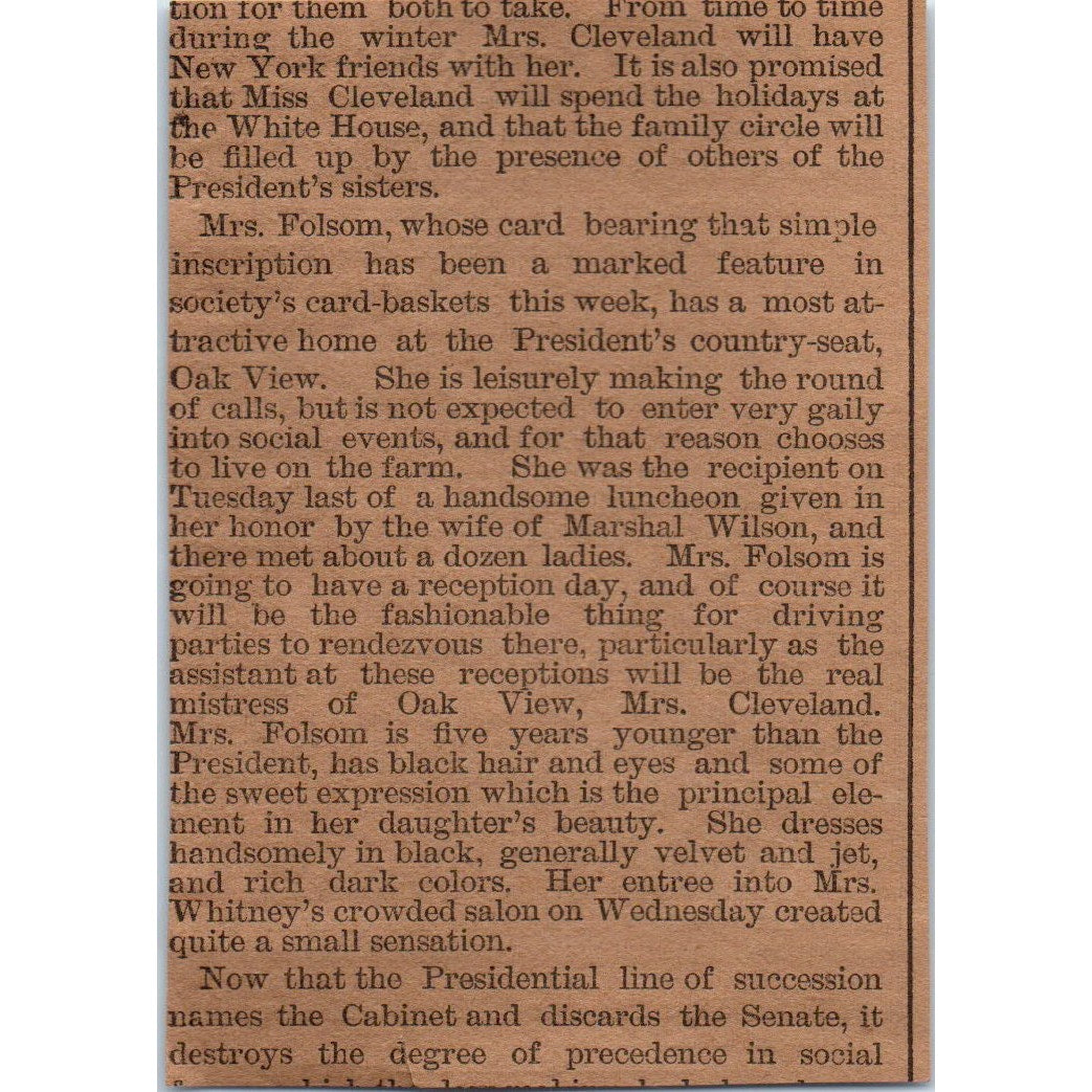 Funeral of Major Longdon Announcement Hartford 1886 Newspaper Ad AF7-E5