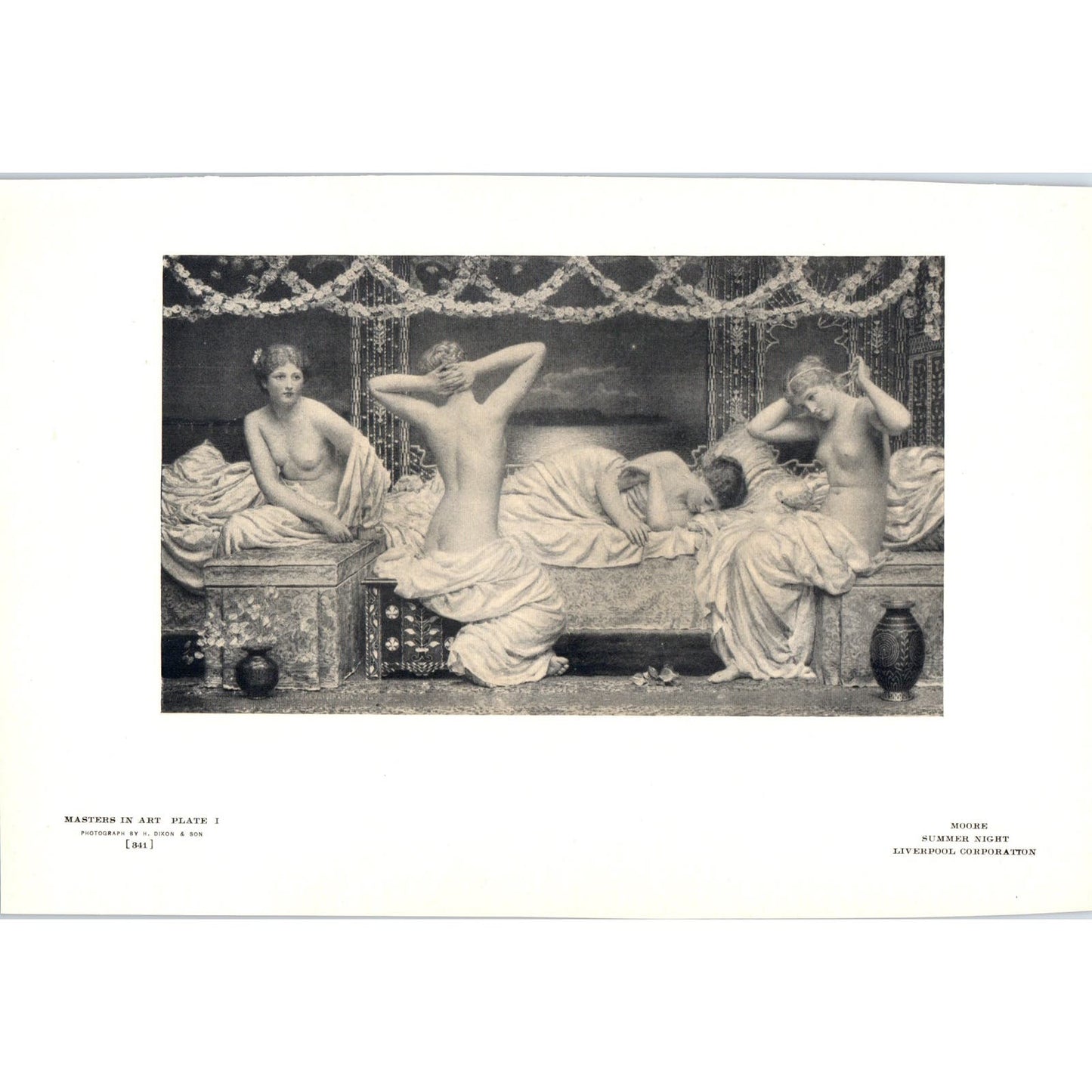 Summer Night - Moore c1905 Art Print D12
