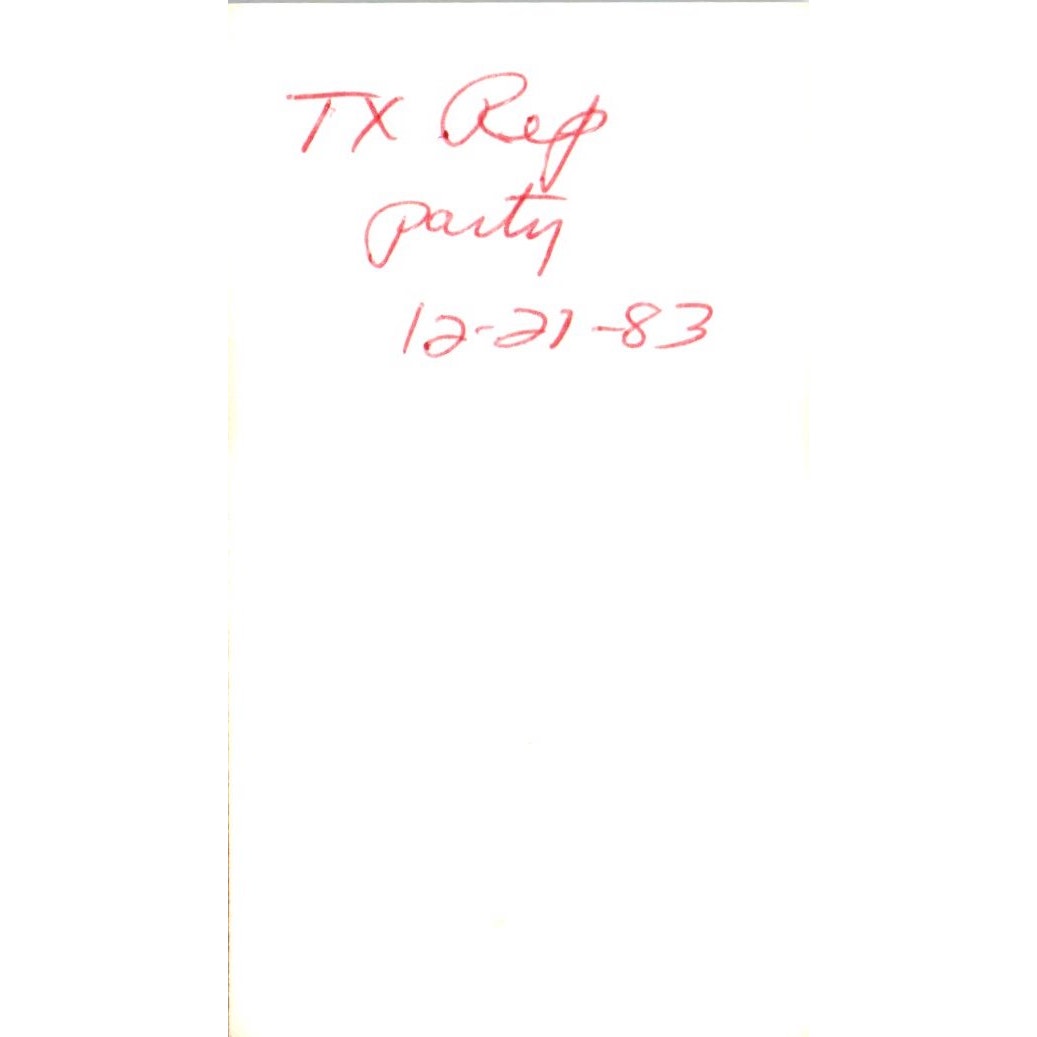 T.J. Massingill Realty Houston TX Vintage Business Card SD4-B5